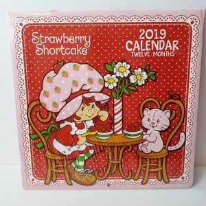 Sealed STRAWBERRY SHORTCAKE Retro 2019 Calendar!